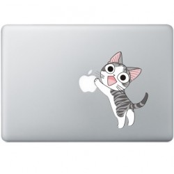 Happy Cat MacBook Sticker